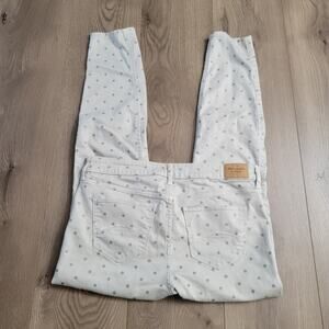 Abercrombie and Fitch Jeans Women 8 Gray Polka Dot Denim Stretch Jegging